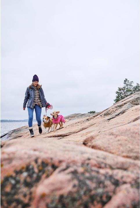 Actual product image Hurtta Monsoon V2 Eco Pink mackintosh, 35 cm (35, Dog coat)