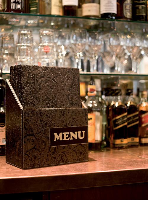 Actual product image Securit Menu card folder DESIGN PAISLEY, A4, box of 10