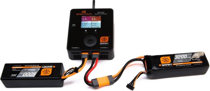 Actual product image Spektrum LiPo Battery 5000mah 2S 7.4V Smart LiPo 30C, Hardcase, iC3 (7.40 V, 5000 mAh)