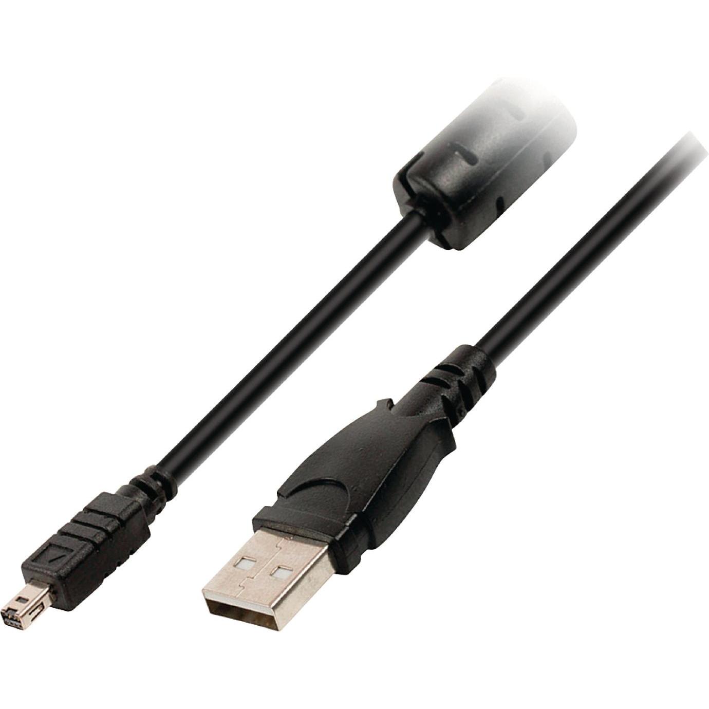 Valueline VLCP60807B20 Kameradatenkabel schwarz (2 m, USB 2.0), USB Kabel