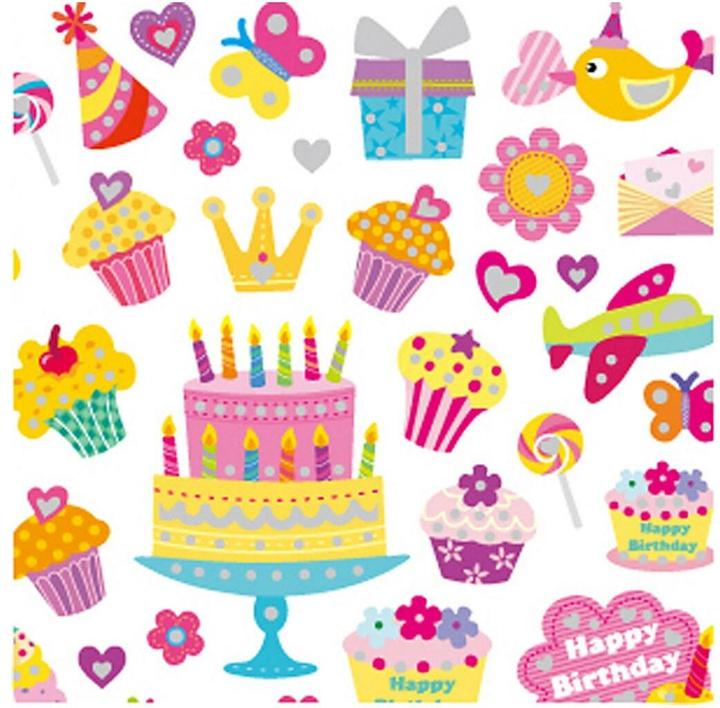 Image du produit Creativ Company Motivsticker Geburtstag 1 Blatt