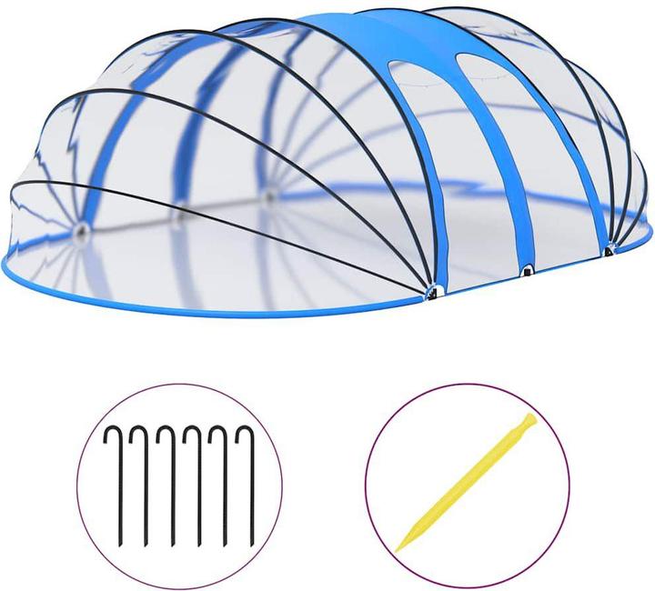 Produktbild vidaXL Poolüberdachung