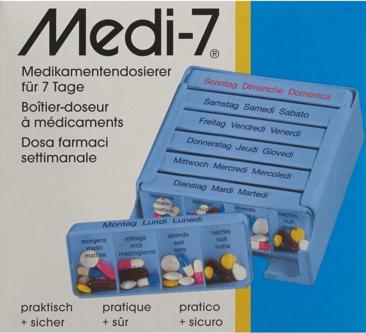Immagine prodotto Medi-7 Distributore di farmaci 7 giorni
