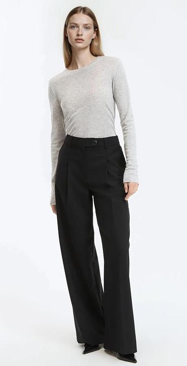 Immagine prodotto La Redoute Collections Langarm-Shirt mit rundem Ausschnitt (S)