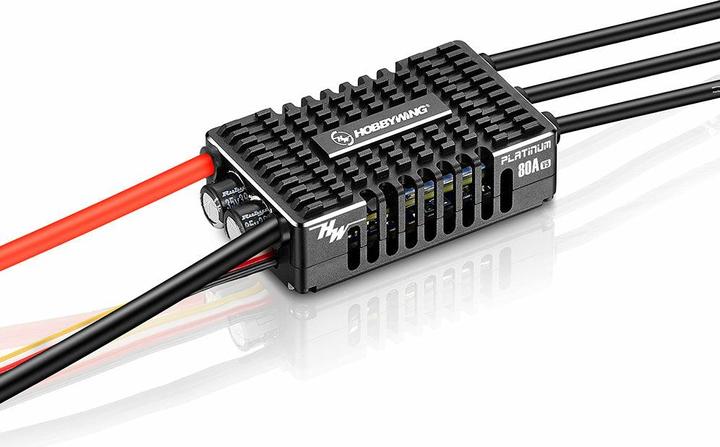 Produktbild Hobbywing Platinum Pro 80A Regler V5 3-8s, 8A BEC