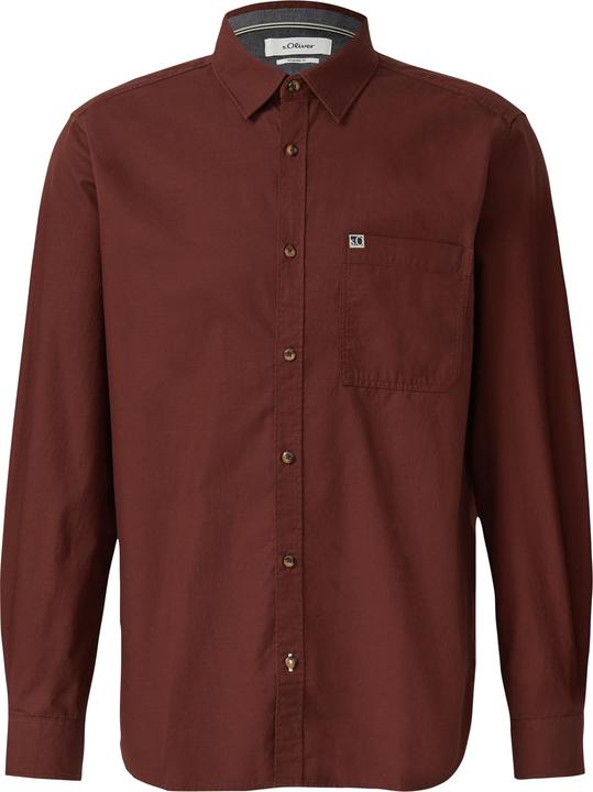 Immagine prodotto s.Oliver Hemd Regular Fit: Weiches Hemd mit feiner Struktur (M)