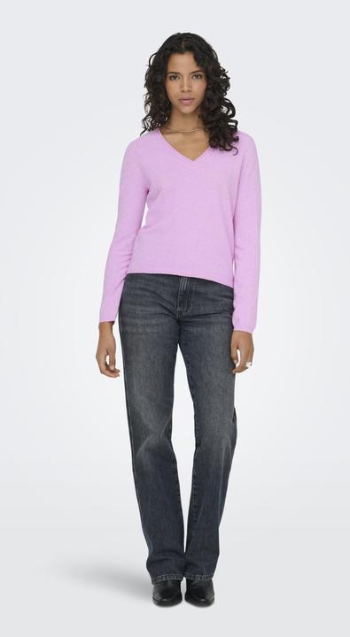 Produktbild Only Onlloyal Life Ls V-Neck Pullo Knt Noos (M)