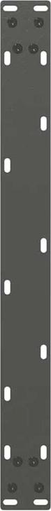Actual product image VidaXL U-shaped coffee table legs 2 pcs. Anthracite 60x(30-31) cm steel table leg