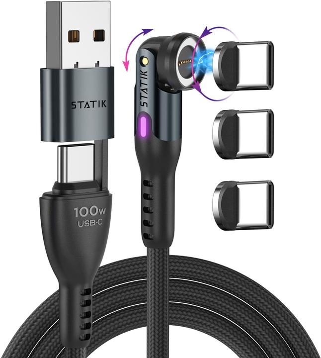 Produktbild Statik 360 PRO - USB-C Kabel (1 m, USB 2.0, 100 W)