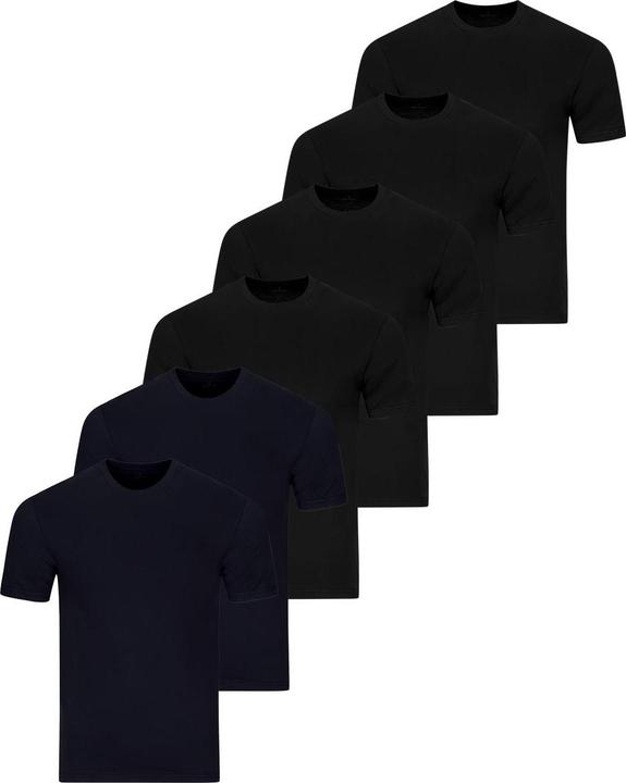 Produktbild Ragman 6er Pack Basic Unterhemd / Shirt Kurzarm (S)