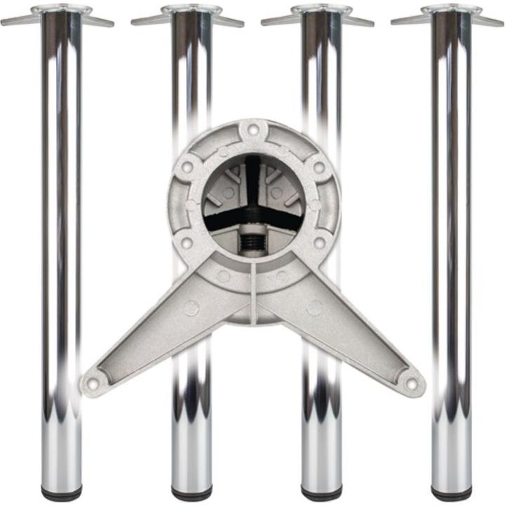 1x BMB Tischbein-Set 60 mm Höhe 710 mm