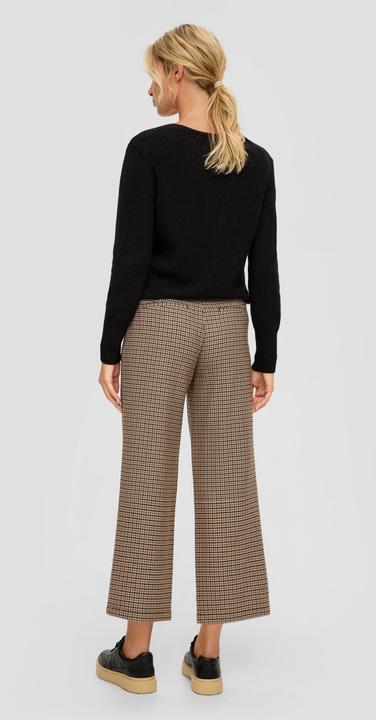 Produktbild s.Oliver Hose Regular: Culotte mit Bundfalten (40)