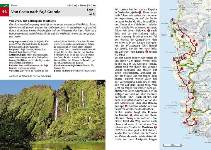 Actual product image Azoren, Wanderführer (German, Roman Martin, 2025)