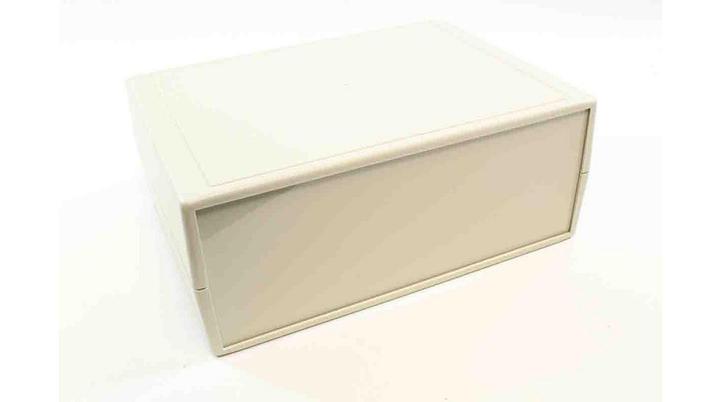 RS PRO Shell Housing, Beige, ABS, 100 x 180 x 250mm (Housing)