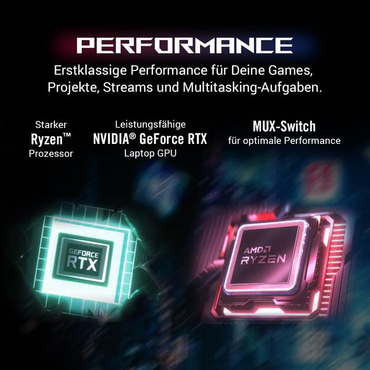 Actual product image ASUS ROG Strix G17 RTX 4060 (17.30", AMD Ryzen 9 7940HX, 16 GB, 1000 GB, DE)
