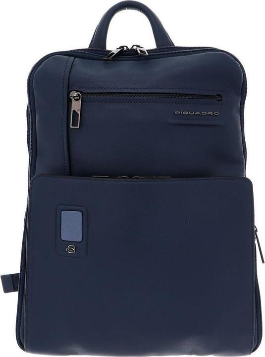 Piquadro Urban, Leather, Leather Backpack, Blue, With Ipad Compartment, CA
