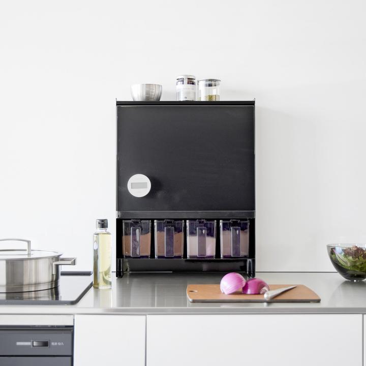 Actual product image Yamazaki 3-tier TOWER spice rack