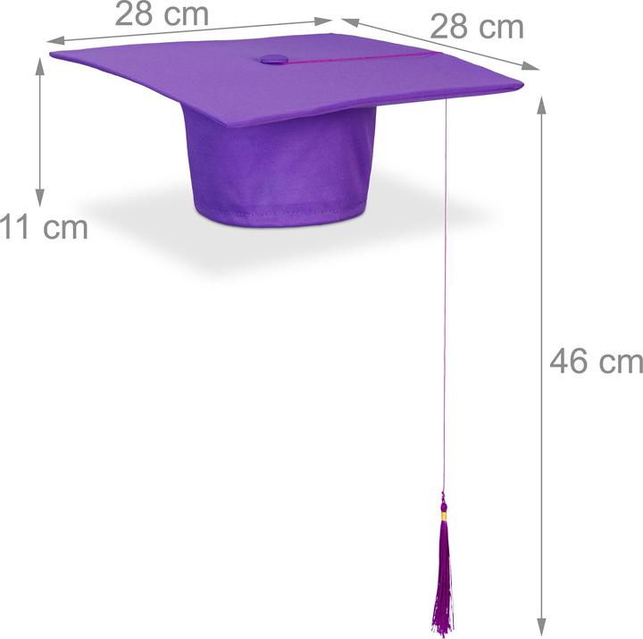Image du produit Relaxdays 2x chapeau de docteur