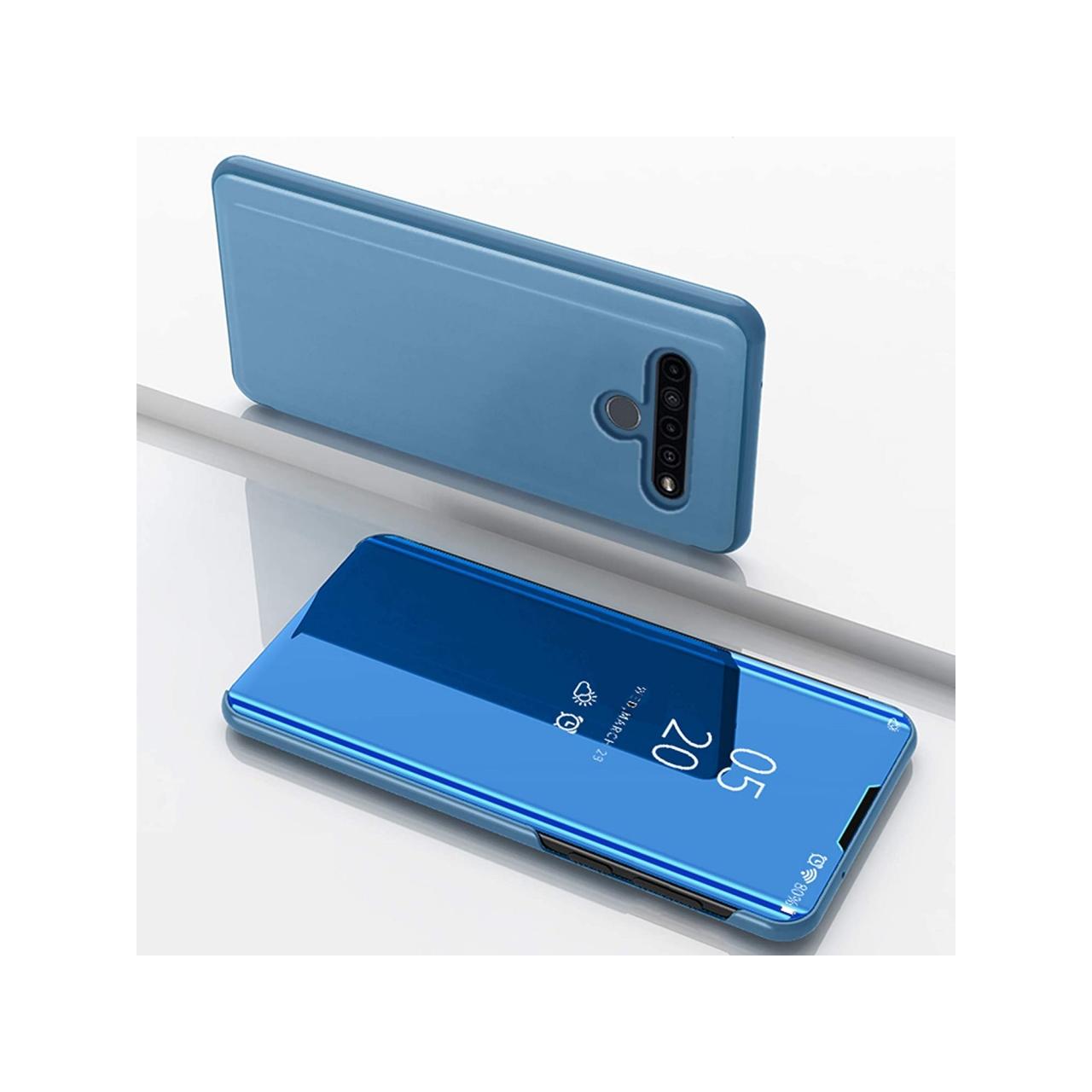 Screenguard LG K61 Clear View Flip Case (LG K61), Smartphone Hülle, Blau