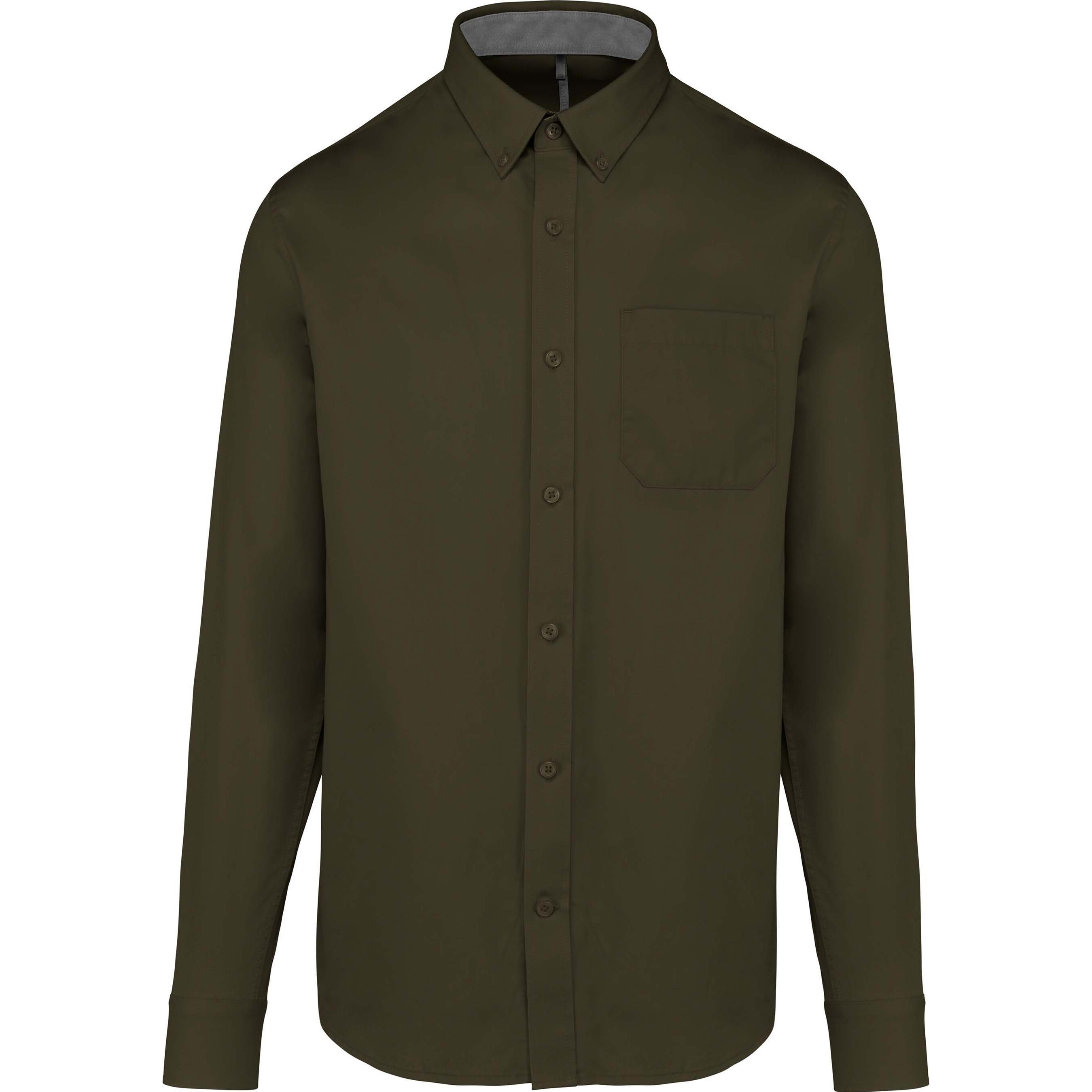 Thumbnail - Kariban, Herren, Hemd, Nevada, Rot, (4XL)