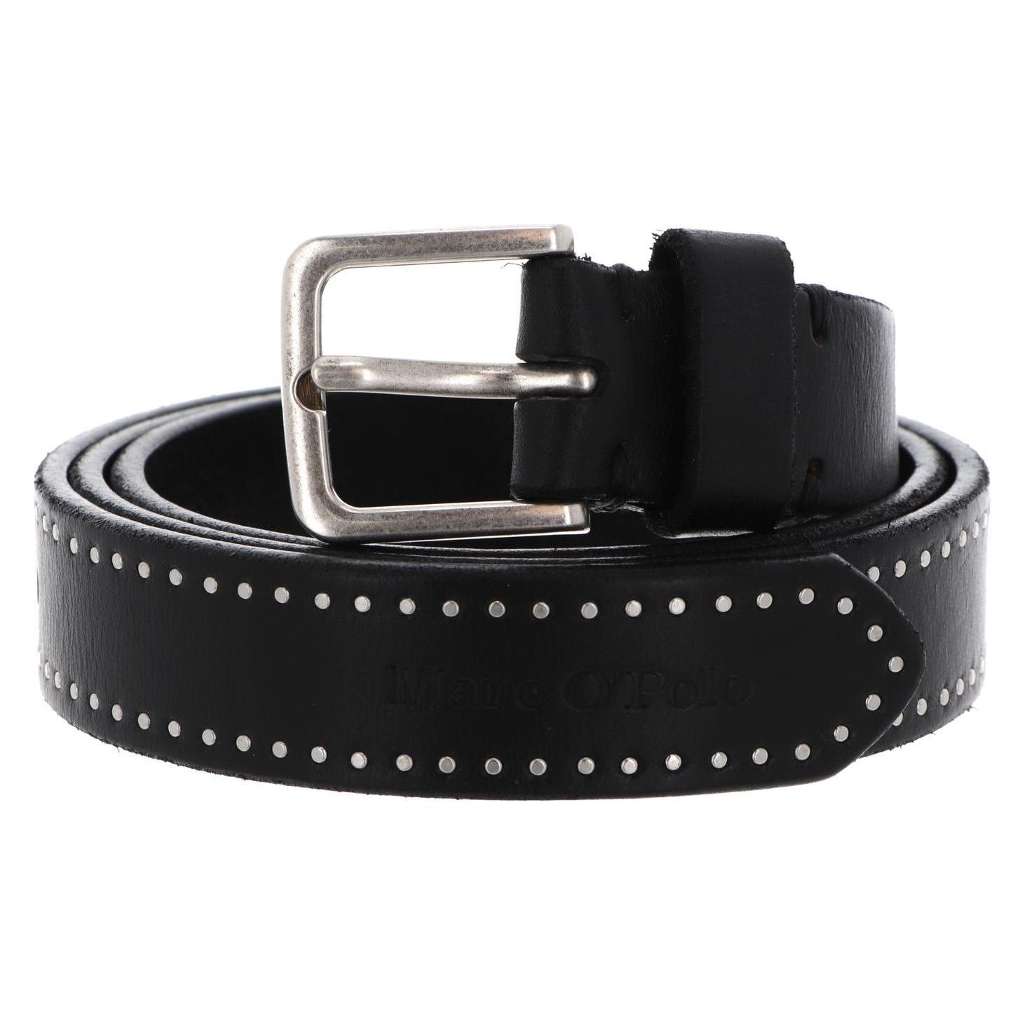 Marc O'Polo, Damen, Gürtel, Elea-Rivet Belt Ladies, Schwarz