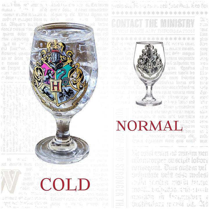Actual product image Paladone Products Harry Potter Hogwarts color changing glass (0.40 l, 1 x)
