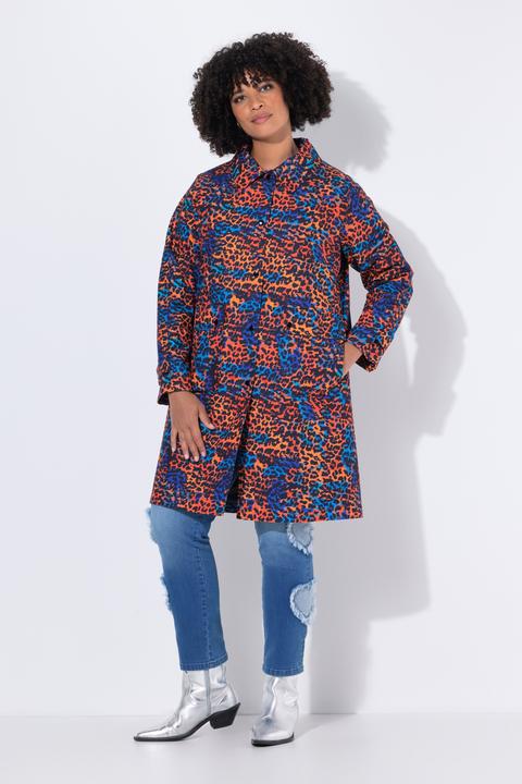 Immagine prodotto Angel of Style Cappotto con colorata stampa leopardata e bottoni automatici