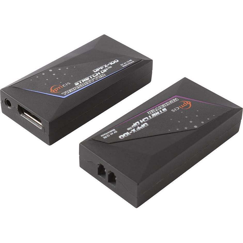 Opticis DisplayPort extender set two fiber to 200 metres (DisplayPort), Video Kabel
