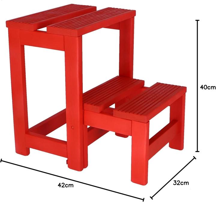Produktbild Aranaz Klappbarer Hocker mit zwei Stufen