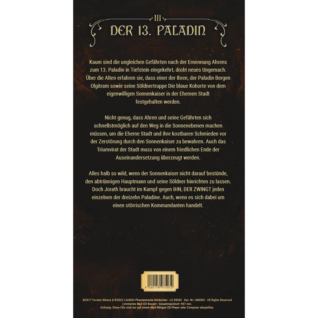 Thumbnail - Die Eherne Stadt: Der 13. Paladin Band III, Hörbücher von Torsten Weitze