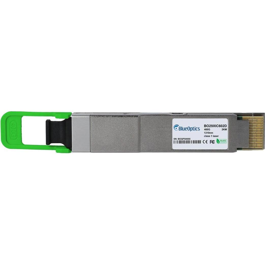 BlueOptics QSFP-DD Transceiver 400GBASE-FR4 2KM, Transceiver, Silber