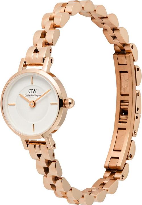 Immagine prodotto Daniel Wellington - Petite Mini 19 Arch 3-Link White Rose Gold DW00100854 (Orologio da polso analogico, 19 mm)