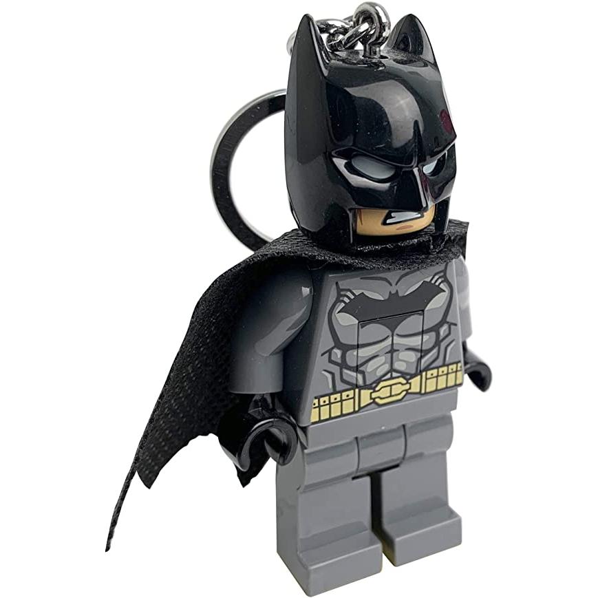 Euromic, Jungen, Schlüsselanhänger, LEGO - DC Comics - LED Keychain - Batman Grey (4002036-KE92H), Grau