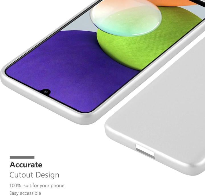 Produktbild Cadorabo TPU Matt Metallic Hülle (Samsung Galaxy M22, Samsung Galaxy A22, Samsung Galaxy A32)