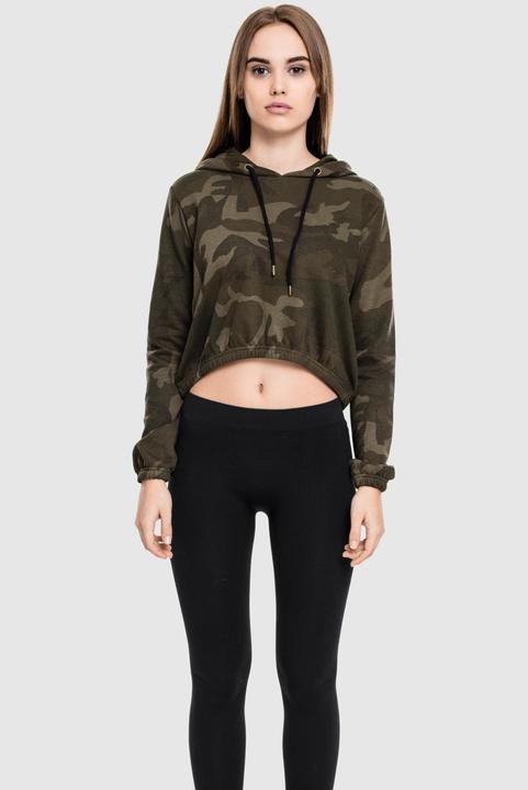 Image du produit Urban Classics Ladies Camo Cropped Hoody (XS)