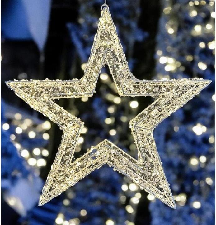 Image du produit Dameco LED Stern Weiss Outdoor, 50 cm x 8