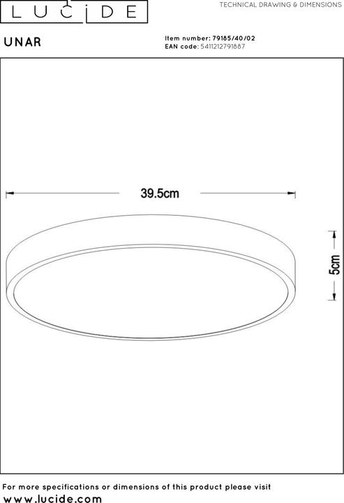 Image du produit Lucide Unar (1550 lm)