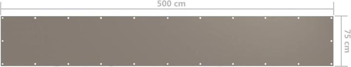 Produktbild vidaXL Sichtschutz Balkon (75 cm)