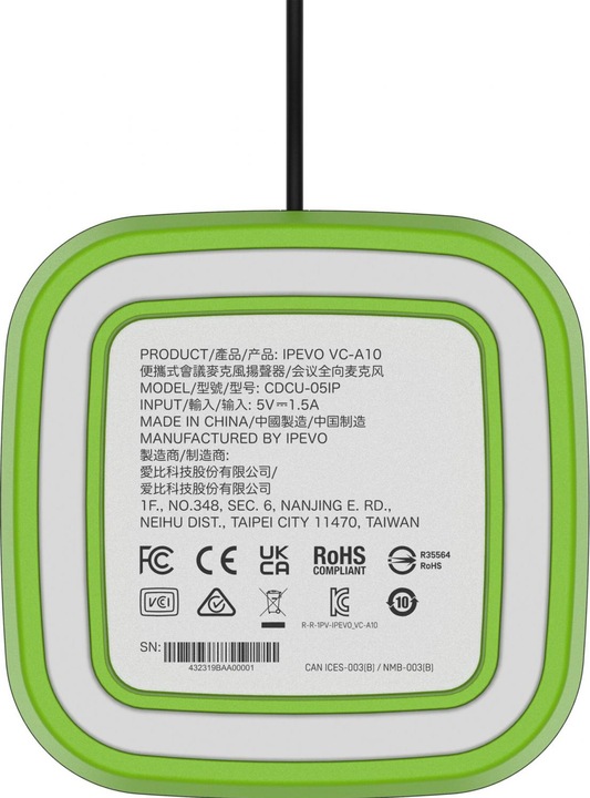 Actual product image Ipevo KFT VC-A10 USB voice telephone black