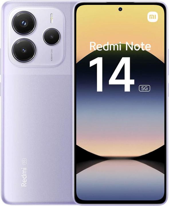 Actual product image Xiaomi Redmi Note 14 (256 GB, Lavender Purple, 6.67", 5G)