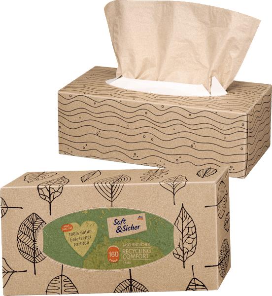 Produktbild dm Soft&Sicher Taschentücherbox Recycling