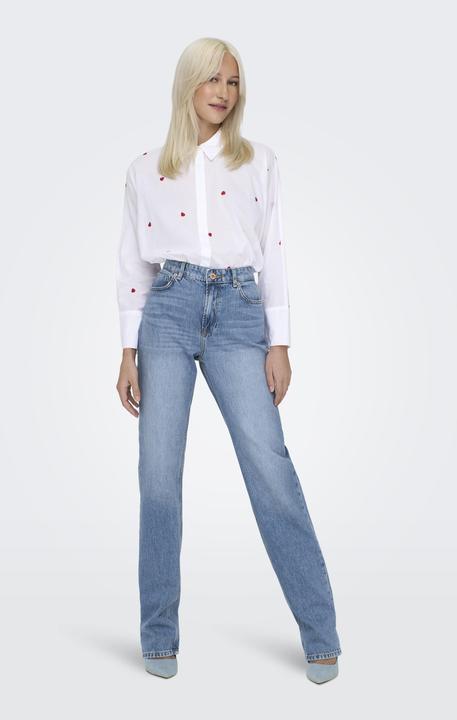 Produktbild Only Gerade geschnitten Mittlere Taille Jeans Straight-Fit jeans (W25/L32)