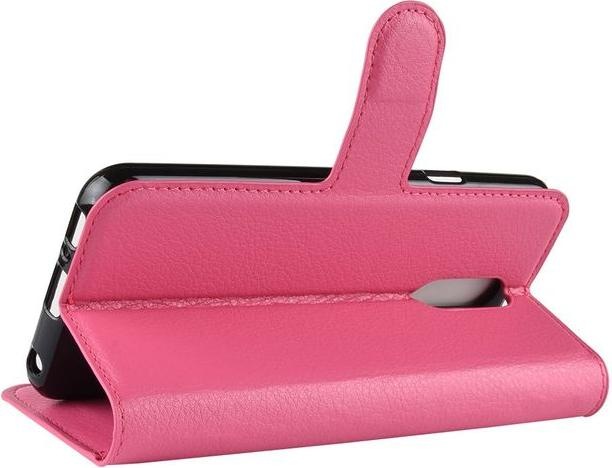 Actual product image MU Classic Litchi Leather Bookcover Series (LG Q7+, LG Q7)