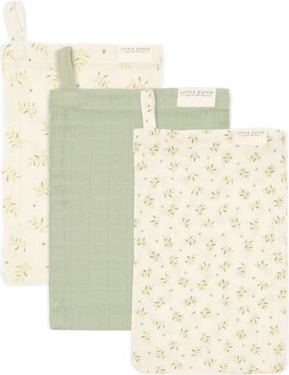 Immagine prodotto Little Dutch Waschlappenset muslin Blauberry Leaves