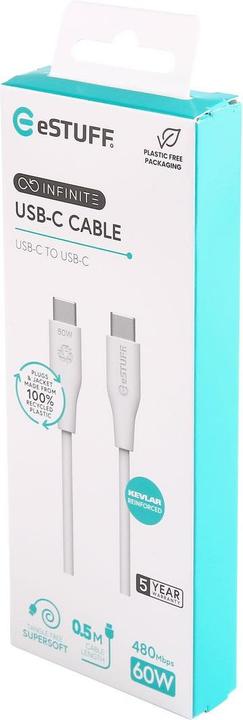 Image du produit eSTUFF INFINITE Super Soft 100 (0.50 m, USB 2.0)