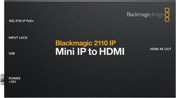 Immagine prodotto Blackmagic 2110 IP Mini IP a HDMI (bidirezionale)