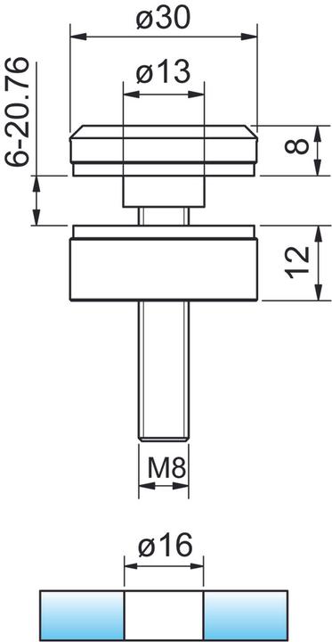 Productafbeelding Pauli+Sohn Punt houder (1 Pcs.)