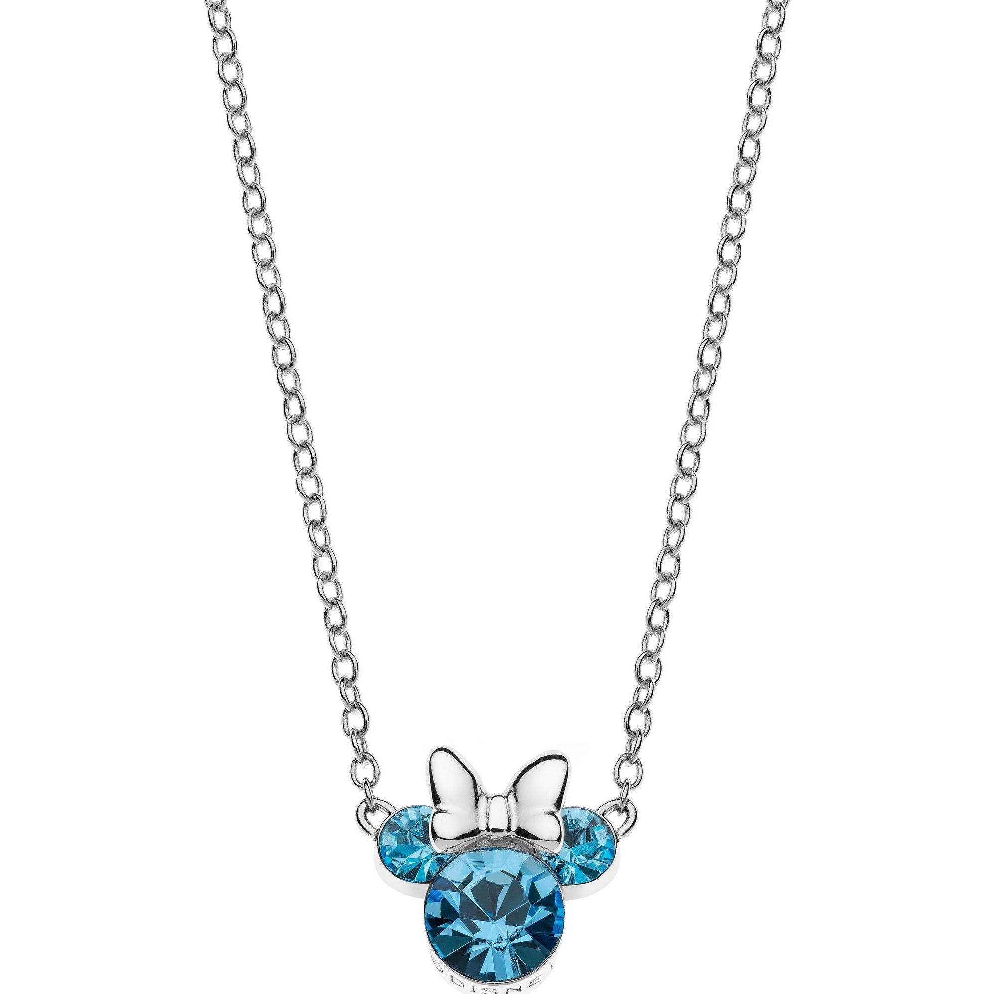 Thumbnail - Disney, Halsschmuck, Kinderkette Minnie Mouse, (925er Silber, 40 cm)
