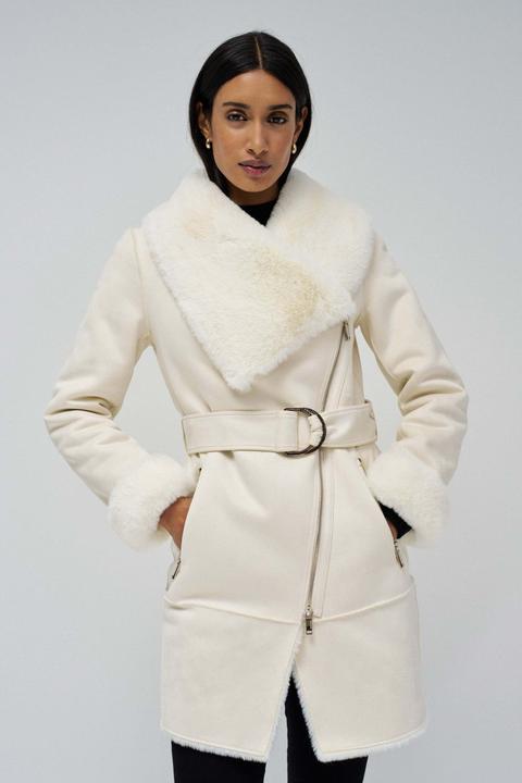 Immagine prodotto Salsa Jeans Wintermantel Long Shearling Coat