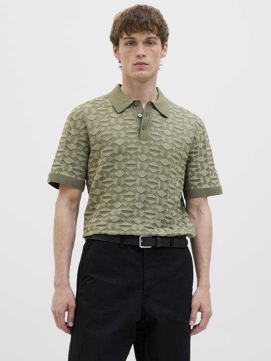 Produktbild Jack & Jones Jprkalvin Knit Polo Ss Styd Ss25 (XXL)